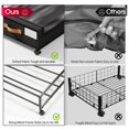 thumbnail image 3 of Yecaye organizadores rodantes para debajo de la cama, 2 unidades, 70 L, 3 of 7