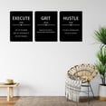 thumbnail image 6 of Inspirational Wall Art Set of 3, Minimalist Framed Wall Art Motivational Black Canvas Artwork Paintings, Positive Quotes Room Decor, Office Wall Posters for Living Room Bedroom Office 12"x16"x3, 6 of 6