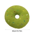 thumbnail image 3 of Usbinx Life Donut Throw Pillow 15.75 Inch Round Decorative Cushion Soft Plush Accent Pillow for Sofa Bed Chair Kids Room and Sweet Theme Home Decor 1 Piece, 3 of 6