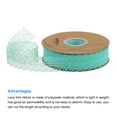 thumbnail image 3 of Unique Bargains 1.2 Inch Wide 50 Yard Lace Ribbon Floral Pattern Light Green Lace Trim Ribbon for Gift Wrapping, Wedding Decor, 3 of 5