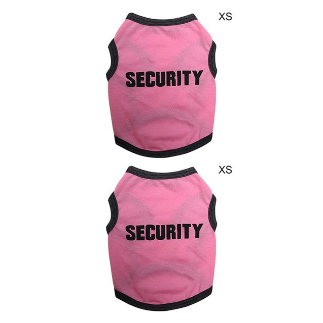 Billuyoard Ropa para mascotas Abrigo de algodón con estampado de animales Ropa de animales sin mangas para interiores al aire libre, XS, rosa, borde negro Type2 NO2 Billuyoard CBP172999