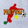 thumbnail image 2 of CafePress - Portugal Soccer Player - Cute Infant Baby Football Bodysuit, 2 of 3