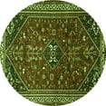 thumbnail image 1 of Ahgly Company Indoor Round Persian Green Traditional Area Rugs, 8' Round, 1 of 1