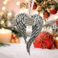 thumbnail image 2 of KCEHTA Angel Wings Christmas Ornaments, Angel Wings Ornaments for Christmas Tree, Memorial Christmas Tree Hanging Ornaments, Christmas Remembrance Ornament for Home Party Decorations, 2 of 7