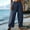 Navy, variant on Men's Pants Casual Mens Straight Leg Pants Stretchy Waist Home Sleepwear Trousers Solid Comfortable Regular Fit Trousers Work Fall Winter Pants Beige