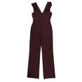 thumbnail image 2 of bar III Womens Ruffled Jumpsuit, Red, 6, 2 of 2