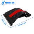 thumbnail image 3 of Stretcher with 3 Adjustable Arch Levels Back Massager with Silicone Strip & Magnet Points Back Trainer Lumbar Support Pain Relief Device for Relieving Back Pain, 3 of 10