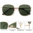 thumbnail image 2 of Gafas de sol SOJOS Classic Square SJ1137 para mujer y hombre, color dorado, 2 of 5