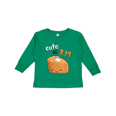 

Inktastic Cute As 3.14 Pi Day Pumpkin Pie Pun Gift Toddler Boy or Toddler Girl Long Sleeve T-Shirt