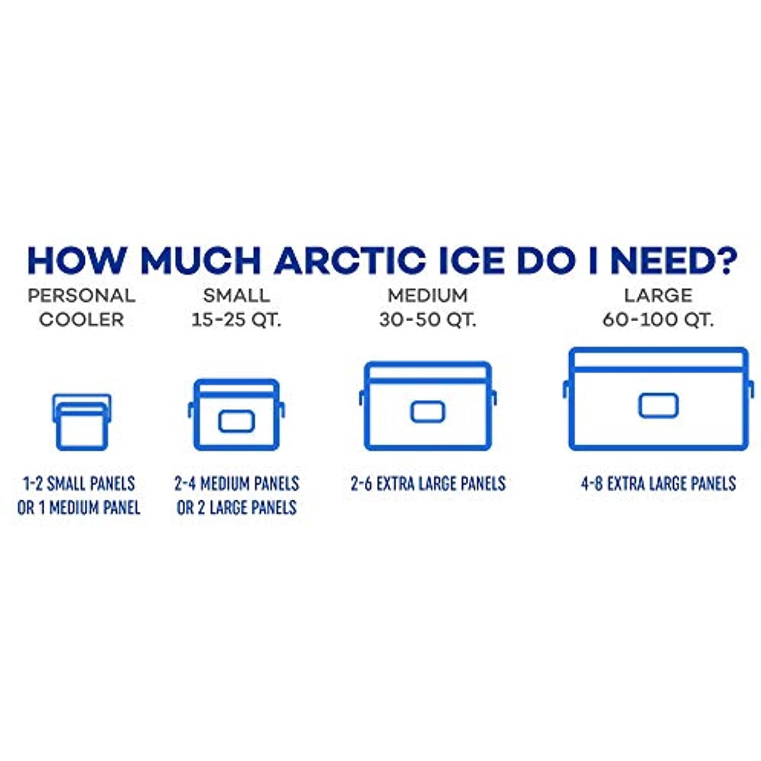 Arctic Ice 1205 Tundra Series Freezer Ice Pack Large (2.5 lbs)