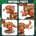 thumbnail image 6 of Sanlebi Take Apart Dinosaur Toys for Kids Building Toy Set with Electric Drill Construction Engineering Play Kit STEM Learning for Boys Girls Age 3 4 5 Year Old, 6 of 7