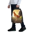 thumbnail image 3 of Lafuoo Country Farm Morning Rooster Pattern Large Capacity Backpack, Durable Adjustable Straps Campus, Travel, Work Computer Backpack, Unisex-One Size, 3 of 7