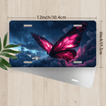 thumbnail image 2 of 1 Pcs 2D Flat License Plate Covers & Frames, A Butterfly For Decorative Front, Waterproof For Decoration Aluminum License Plate Covers & Frames Cover For Men Women, 12" X 6", 2 of 6