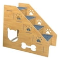 thumbnail image 3 of BELOVING Pet Dog Stairs Ladder Cat Stairs Lightweight Anti Slip Versatile Dogs Ramp Portable Dogs Steps Dog Ladder for Indoor High Bed 4 Layers, 3 of 10
