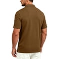 thumbnail image 5 of Fabrcox Men's Short Sleeve Polo Shirts Button Collared Golf Shirt for Men Lightweight Regular Fit Outdoor Sports Men's Athletic Shirts XXL, 5 of 10