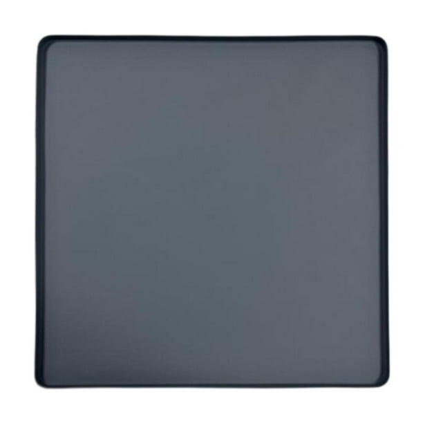 Alfombrilla protectora de silicona para lavadora, almohadilla para debajo de la bandeja de la lavadora, mininevera gris 600 mm
