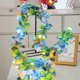 thumbnail image 3 of Guirnaldas de luces de Pascua con cintas y espumillones, ideales para árboles, chimeneas, dormitorios, oficinas, aulas, fiestas y festividades en interiores y exteriores, decoración del hogar, luces d, 3 of 5