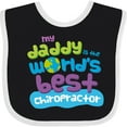thumbnail image 3 of Inktastic Chiropractor Daddy Boys or Girls Baby Bib, 3 of 4