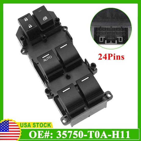 For Honda CRV CR-V 2014-2017 35750-T0A-H11 LHD Master Power Window Switch