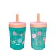 thumbnail image 1 of Set de vasos Kelso de Zak Designs, 450 ml (conchas) con pajita para niños, 1 of 9
