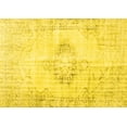 thumbnail image 1 of Ahgly Company Machine Washable Indoor Rectangle Persian Yellow Traditional Area Rugs, 5' x 8', 1 of 4