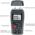 thumbnail image 5 of Ziuscore Digital Display 0-99.9 Wood Moisture Meter Portable Handheld Log Hygrometer Electrical Humidity Tester Testing Instrument, 5 of 6