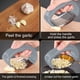 thumbnail image 5 of Prensa Ajo Acero Inoxidable Picadora Manual Herramientas para Frutas Y Verduras (), 5 of 6