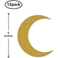 thumbnail image 2 of Moon Cut-outs, 12-Pack Table Topper Double-sided Birthday Baby Shower Party Decorations, 2 of 2