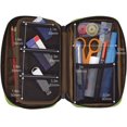 thumbnail image 3 of LIHIT LAB Zipper Pen Case, 7.9 × 2 × 4.7 Inches, Green Camo (A7551-131), 3 of 5