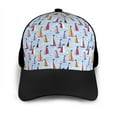 thumbnail image 3 of Yiaed Sailboats And Seagulls Print Baseball Cap Dad Hat Polo Style Plain Blank Adjustable Size, 3 of 5