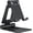 C-Rose Gold, variant on Dual Folding Cell Phone Stand, Fully Adjustable Foldable Desktop Phone Holder Cradle Dock Compatible with iPhone 17 16 15 14 13 12 11 Pro Max Xs Xr X 8, Nintendo Switch, All Phones - Red