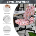 thumbnail image 5 of Xoenoiee Rabbit Carrot Egg Pattern Home Office Chair Covers Easter Decor Computer Desk Chair Covers High Back Universal Executive Boss Chair Covers Removable Gaming Chair Cover, Machine Washable, L, 5 of 6