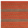 thumbnail image 4 of SAFAVIEH Montauk Jobeth Striped Soft Braided Cotton Area Rug, Orange/Red, 3' x 5', 4 of 6
