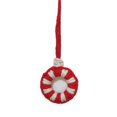 thumbnail image 1 of 6 uds. De adornos navideños rojos colgantes para árbol de Navidad tejido a mano, 1 of 4