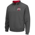 thumbnail image 2 of Men's Colosseum Charcoal Ohio State Buckeyes Tortugas Team Logo Quarter-Zip Jacket, 2 of 3