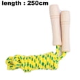 thumbnail image 2 of Cuerda de saltar para niños - Mango de madera - Cuerda de saltar ajustable trenzada de algodón para fitness, 2 of 5