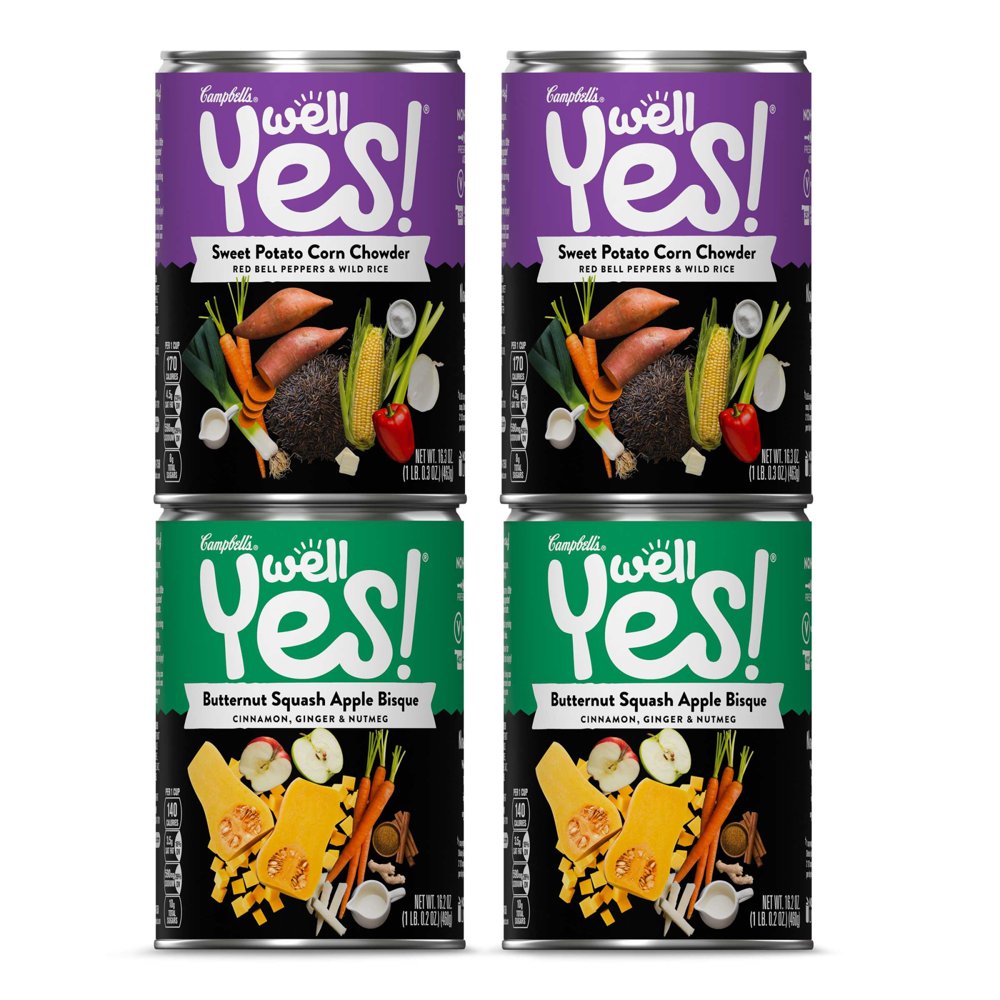 Campbell's Well Yes! Soup Vegetarian Variety Pack (4, 16.2 oz. Cans