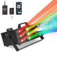 thumbnail image 1 of Hakuta Fog Machine,Smoke Machine with 12 LED Colorful Beam Light DMX Light Control & Manual Control & Wireless Remote Perfect for, 1 of 9