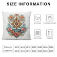 thumbnail image 5 of JRXY  Set of  Nautical Decorative Pillow Covers Navigation Voyage Compass &amp; Anchor Cushion Cover Beach/Ocean Style Home Decor  Pillowcases ” (Black/White) White, 5 of 5