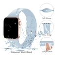 thumbnail image 5 of Bandiction Cute 3 Pack Sport Bands Compatible with Apple Watch Band 41mm 40mm 38mm,Soft Silicone Sport Wrist Strap Compatible with iWatch SE Series 7 6 5 3 2 1, 5 of 7