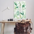 thumbnail image 2 of Stupell Industries Varied Green Tropical Plant Leaves Botanical & Floral Painting Unframed Art Print Wall Art, Set of 4, 2 of 7