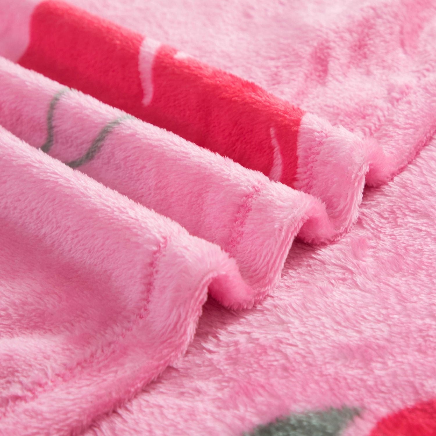 Mainstays Kids Plush Throw Blanket Cherries