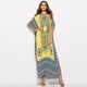 thumbnail image 2 of Vestido largo caftán holgado de verano con estampado étnico para mujer, ropa de playa y noche, 2 of 5