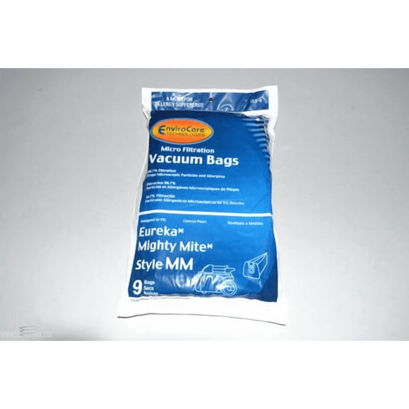 Eureka Mighty Mite Style MM Vacuum Bags Microfiltration with Closure - 9 Pack