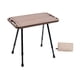 thumbnail image 2 of Mesa plegable para exteriores, escritorio portátil resistente con bolsa de malla, muebles de exterior Marrón, 2 of 9