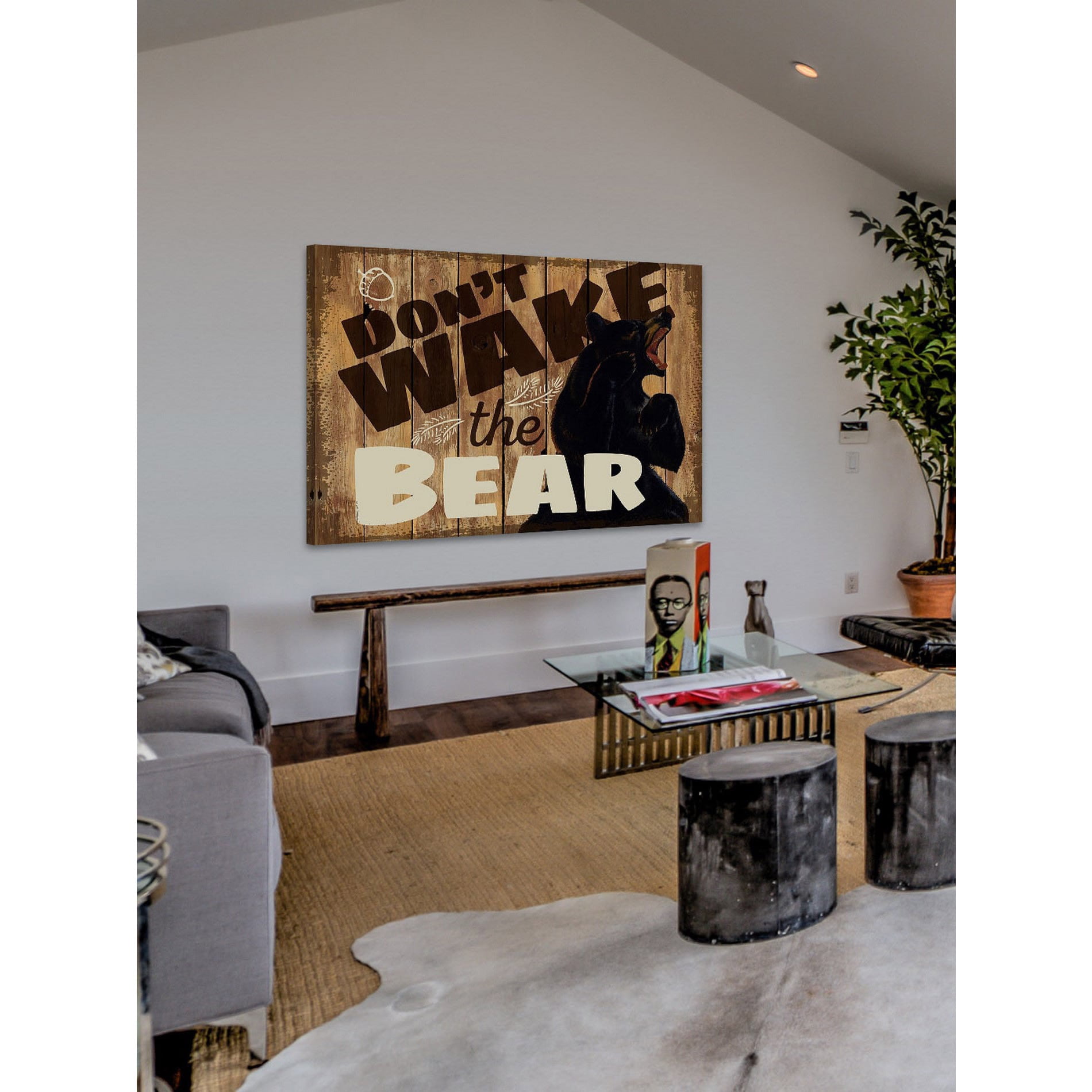 Marmont Hill "Dont Wake 2" Painting Print on Wrapped Canvas