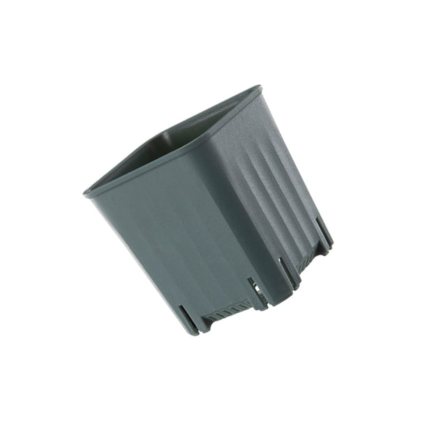 Bearachild Maceta para vivero, macetas para plantas, maceta suculenta, lavabo, drenaje inferior, orificio de ventilación, Base para decoraciones Jardín y Patio Verde Gris S
