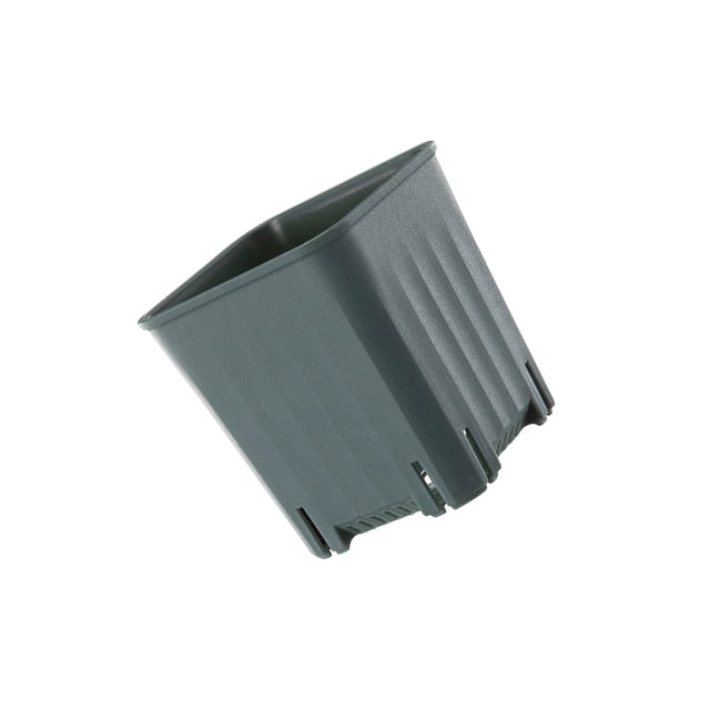 Bearachild Maceta para vivero, macetas para plantas, maceta suculenta, lavabo, drenaje inferior, orificio de ventilación, Base para decoraciones Jardín y Patio Verde Gris S