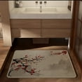 thumbnail image 4 of PONPRNGY Cherry Blossoms Bathroom Rugs Bath Rugs for Shower Tub for Boys Girls Home Decor Bath Mats for Bathroom Ink Painting Down Bathroom Accossories, 4 of 6