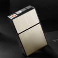 thumbnail image 6 of Usloyux Under $5 Cigarette Case Lighter, Windproof USB Rechargeable Igniter, Metal Construction Flameless Design, Portable Smoking Accessory, Pocket Carry, 6 of 6